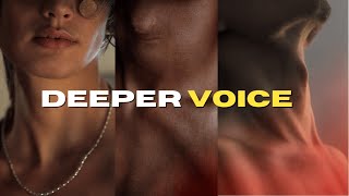 Get a Deeper Voice Naturally The Truth No One Talks About [upl. by Nigel357]