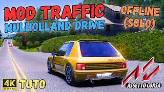 Installer Mulholland Drive Traffic Solo sur Assetto Corsa [upl. by Eslek]