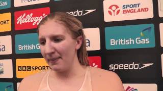 Interview with Rebecca Adlington after winning 200m Freestyle gold at the 2012 ASA Nationals [upl. by Rusell]