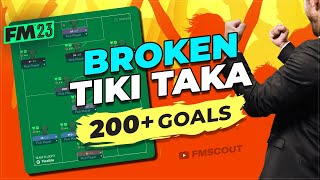 The PERFECT Tika Taka 4231 Scores 200 Goals  FM23 Best Tactics [upl. by Norrad253]