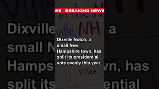 Dixville Notch Sees Historic 33 Split in Presidential Vote  Us election  Us election results [upl. by Aistek]