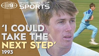 Young Glenn McGrath eyes Australian selection  1993  Wide World of Sports [upl. by Loriner]