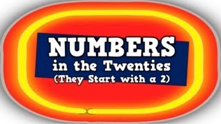 Numbers in the Twenties They Start with a 2 [upl. by Pearman871]