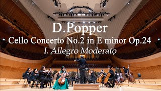 Popper Cello Concerto No2 In e minor Op24  I Allegro Moderato Sein Jang10y [upl. by Berners]