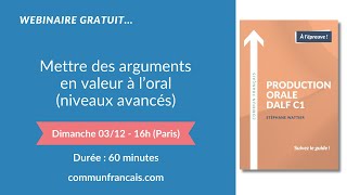 Mettre des arguments en valeur à loral [upl. by Efioa]