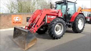 MASSEY FERGUSON 6180 amp MF 876 LOADER [upl. by Ymmak749]