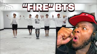 First Time Watching BTS “FIRE” Dance Practice  THIS IS INSANE [upl. by Ybocaj]