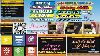 1507g New Software 2024 HEVC 265 With NASHARE amp GPRS Option 1506 1506g gprs nashare ecast [upl. by Adiol382]