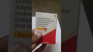 ASCORIL DROP  LEVOSALBUTAMOL  AMBROXOL  PEDIATRIC  MEDICINE [upl. by Esnofla]