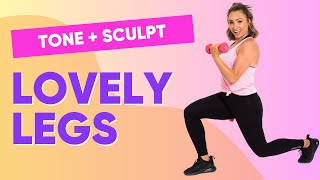 LEG TONE  SCULPT Express Toning Workout [upl. by Earla]