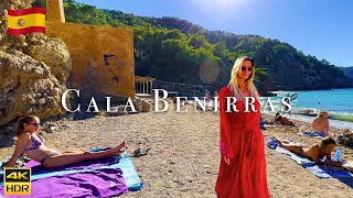 🇪🇸 Cala Benirrás 4K Beach Walk  IBIZA Balearic Islands Spain [upl. by Gneh878]