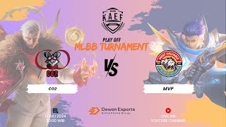 Final Lower Bracket Match 21  CO2 vs MVP  MLBB KAEF Group Tournament [upl. by Nassah137]