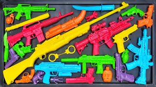 Membersihkan Nerf Shotgun Assault Rifle AK47 Sniper Rifle Glock Pistol M16 nerf Speed [upl. by Jarlen]