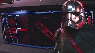 Star Wars The Force Awakens  All Captain Phasma Scenes [upl. by Sokem896]