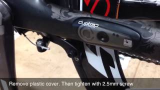 Fitting a Bontrager DupTrap to a Trek Madone [upl. by Johnsten]