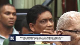 AFTER CHARRANDASS’ VOTE AFC PLEDGES RIGOROUS SCRUTINY OF CANDIDATES FOR NEW ELECTIONS [upl. by Laurens633]