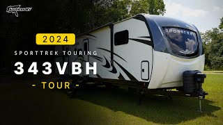 2024 SportTrek Touring Edition 343VBH by Venture RV Bunk House Camper at Southern RV [upl. by Kerman]