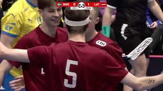 SWEDEN VS LATVIA  3V3 WORLD FLOORBALL CHAMPIONSHIPS FINALE [upl. by Nicolis]