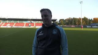 Alan Maybury Post Match Interview v Clyde FC 19102024 [upl. by Ivel41]