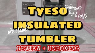 TYESO WATER BOTTLE REVIEW AND UNBOXING  UNBOXING WATER BOTTLE  DUNNABI [upl. by Nosirb]