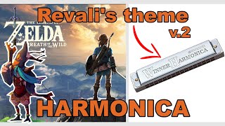 Legend of Zelda  Revalis theme on Harmonica Shorts [upl. by Aivuy]