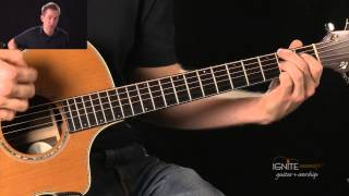 Bluegrass Country Strum and Alternate Bass Notes  Learn Advanced Acoustic Guitar Lesson [upl. by Uttica]