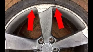 How to Repair Curb Rash on Alloy wheel rim [upl. by Ingamar]