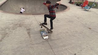 TEACHING AN 8 YEAR OLD HOW TO OLLIE [upl. by Eudocia]