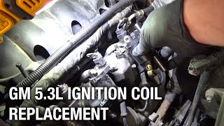 GM 53 Ignition Coil Replacement  Installation Spotlight [upl. by Romeo]