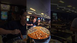 INSANE 50 INCH  30 SERVINGS Paella Eating Challenge foodchallenge [upl. by Chassin]