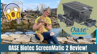 OASE Biotec 18000 ScreenMatic 2 REVIEW  BEFORE amp AFTER [upl. by Ahtiekal]