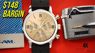 148 TIMEX Marlin Chronograph Two Tone Best Affordable Chronograph 2023 Tag Heuer looks Timex Money [upl. by Mano]