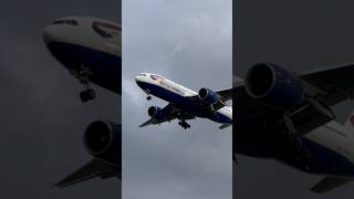 British airways 777200 landing in Tampa [upl. by Jegger]