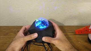 Merkury Innovations Galaxy Light LED  LASER Night Sky Projector Review by Skywind007 [upl. by Lecia661]