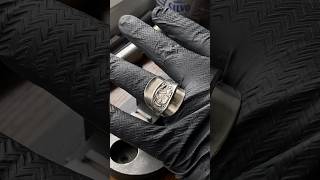 Turning A Sterling Silver Spoon Into A Spoon Ring [upl. by Ydroj]