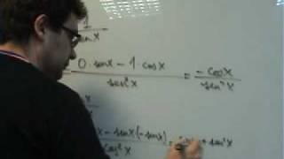 AINTE Matematicas 1 Bachillerato Derivada 1senx [upl. by Griffis]