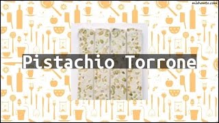 Recipe Pistachio Torrone [upl. by Sualk]