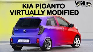 KIA Picanto 2019 Pakistan  Virtual Modification  Yolo Automods [upl. by Nedak]