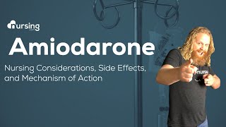 Amiodarone Nursing Considerations Side Effects and Mechanism of Action Pharmacology for Nurses [upl. by Ignatz]