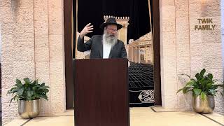 Dvar Torah avec Rabbin Raskin [upl. by Etak]