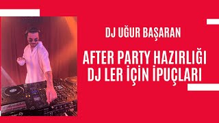 After Party Hazırlığı  Dj ler için ipuçları  CDJ 3000 Link cdj3000 afterparty djeğitimi [upl. by Naiva]