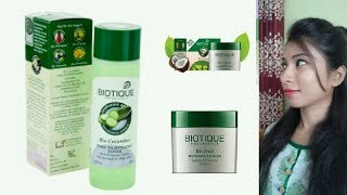 Nykaa haul skin care biotique product review [upl. by Zena]