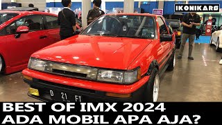 Best of IMX 2024 Ada Daihatsu Charmant Convert Toyota Corolla AE86 Levin  IKONIKARS [upl. by Enilesoj481]