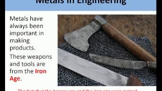 GCSE Engineering Revision 002 Types of Metals [upl. by Laleb475]