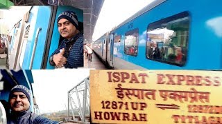 12871 Ispat Express Howrah to Titalgarh  Full train journey Howrah junction to Rourkeela station [upl. by Coy734]