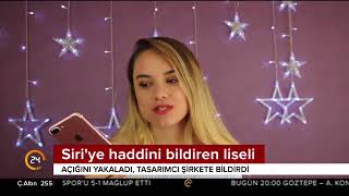 16 yaşındaki lise öğrencisi akıllı telefonların yapay zekası Siriye haddini bildirdi [upl. by Neelyahs]