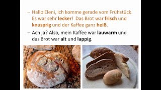 Das Frühstück Wortschatz Essen und Trinken [upl. by Leahcimnhoj180]