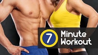 7 Minute Workout din dagliga träning för att bränna fett snabbt [upl. by Aillij]