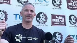 Mike Norvell on Tuesday practice and a whole lot of reflection on Clemson game and need to improve [upl. by Naujit]