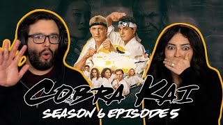 Cobra Kai Season 6 Ep 5 First Time Watching TV Reaction [upl. by Aehsat]